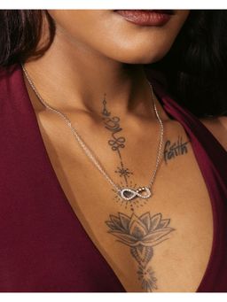 ZISTHI - 925 Sterling Silver White Necklace