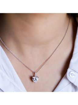 ZISTHI - 925 Sterling Silver White Necklace