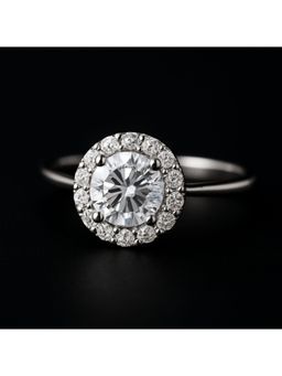 ZISTHI - 925 Sterling Silver Adjustable White Rings