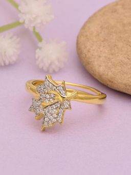 ZISTHI - 925 Sterling Silver Adjustable White Stone Rings