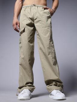 PRONK - Men Relaxed Fit Parachute Pants