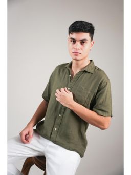 J.LINUM Co - Olive Grove Linen Shirt