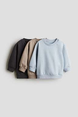 H&M - Boys 3-Pack Cotton Sweatshirts