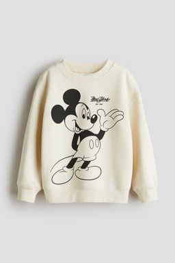 H&M - Boys White Printed Sweatshirt
