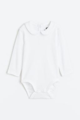 H&M - Boys White Colla Bodysuit