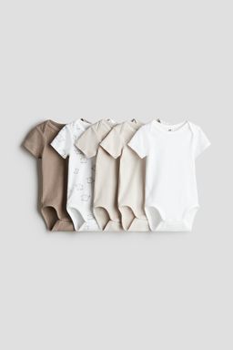H&M - Boys 5-Pack Cotton Bodysuits