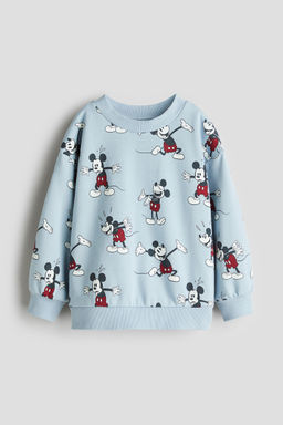 H&M - Boys Blue Printed Sweatshirt