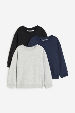 H&M - Boys 3-Pack Brushed-Inside Sweatshirts