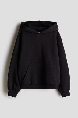 H&M - Girls Black Oversized Hoodie