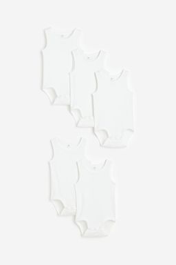 H&M - Boys 5-Pack Cotton Bodysuits