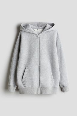 H&M - Boys Grey Zip-Through Hoodie