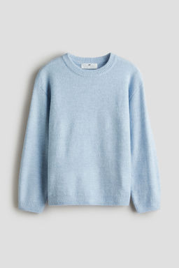H&M - Girls Blue Loose-Fit Jumper