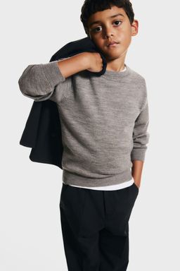H&M - Boys Brown Wool-Knit Jumper
