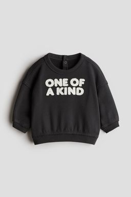 H&M - Boys Grey Motif-Detail Sweatshirt