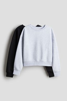 H&M - Girls 2-Pack Sweatshirts
