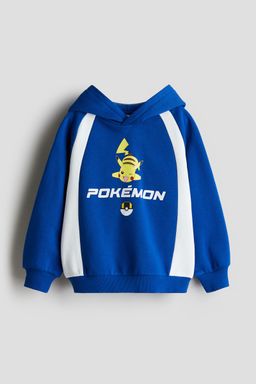 H&M - Boys Blue Printed Hoodie