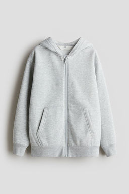 H&M - Boys Grey Zip-Through Hoodie