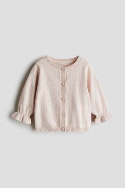 H&M - Girls Pink Cotton Cardigan