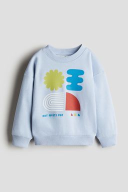 H&M - Boys Blue Printed Sweatshirt