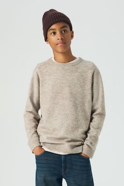 H&M - Boys Beige Knitted Jumper