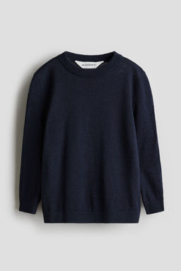 H&M - Boys Blue Wool-Knit Jumper