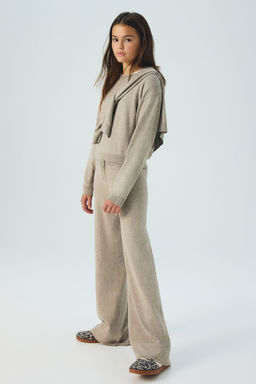 H&M - Girls Beige 2-Piece Fine-Knit