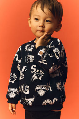 H&M - Boys Blue Printed Sweatshirt