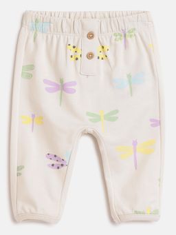 Chicco - Girls Bronze Printed Trouser
