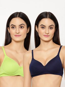 Floret - Wirefree Padded Seamless Bra - Multi-Color