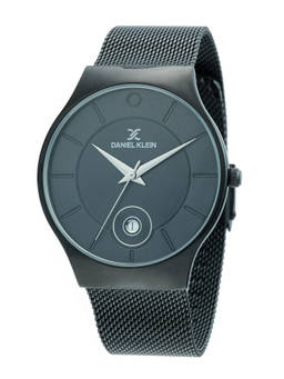 Daniel Klein - Analog Gunmetal Dial Men Watch- DK.1.12301-4