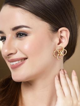 Karatcart - Gold Plated Drop Earrings