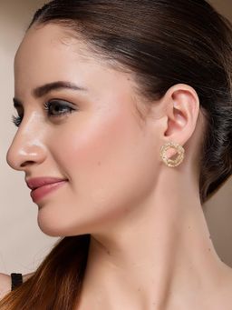 Karatcart - Gold-Plated Contemporary Drops for Women