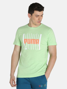 Puma - Graphic Tee Ix Men Green T-shirt