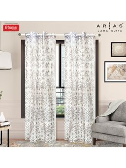 At Home by Nilkamal - Arias Luxuria Sheers Door Curtain Grey (Set of 2)