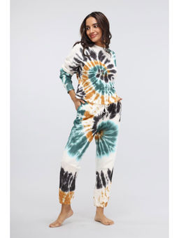 NeceSera - Tie Dye Terry Jogger - Multi-color (Set of 2)