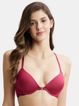 Jockey - 1815 Wired Padded Soft Touch Microfiber Elastane T-Shirt Bra-Anemone