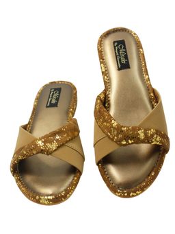 MIRAKI - Beige Nude Matte and Suede Flats