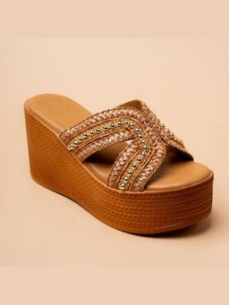 VANSON - Mystic Tan Wedge Heel Wedges