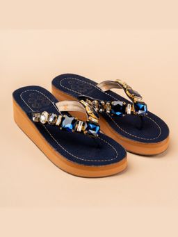 VANSON - Persian Chill Embellished Platform Heels Sandal