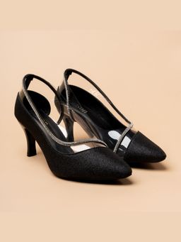 VANSON - Eclipse Black Block Heel Sandal