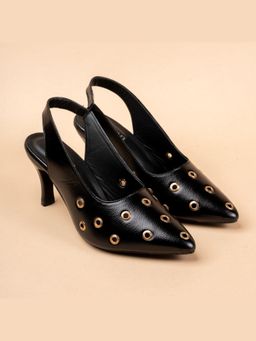 VANSON - Radiant Muse Black Block Heel Sandal