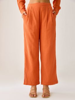 Ancestry - Rust Summer Straight Pants