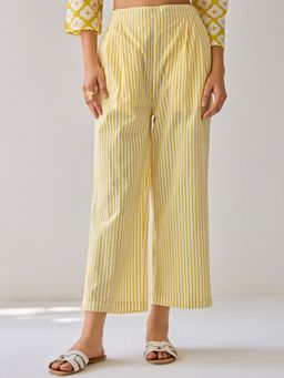 Ancestry - Yellow Stripe Straight Pant