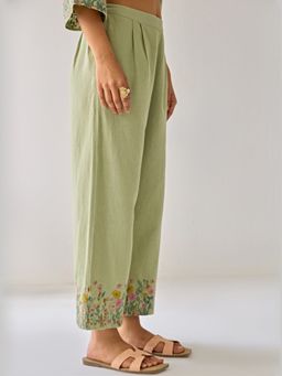 Ancestry - Linen Blooming Tale Pant