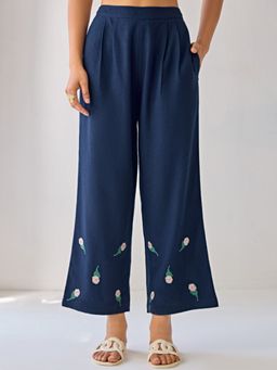 Ancestry - Blue Linen Pant