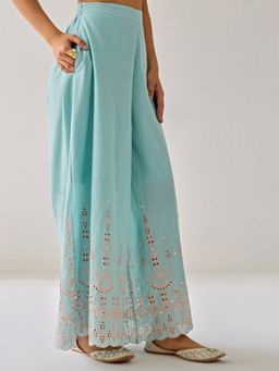 Ancestry - Womens Kiara Mirror Work Palazzo