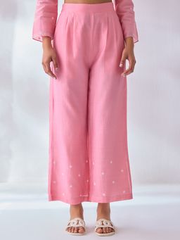 Ancestry - Maher Chikankari Straight Pant