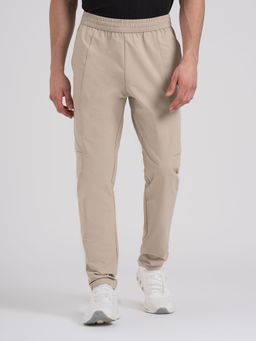 Red Tape - Men Beige Solid Polyamide Cargo Pant
