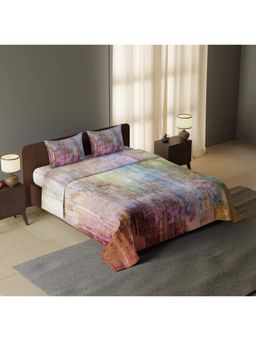 Synergized Cotton - Sanctuary King Sateen Bedsheet Blissful Elegance 300Tc with 2 Pillow Covers