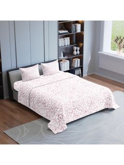 Synergized Cotton - Horizon Blooms 225Tc Percale Pure Soft Bedsheet with 2 Pillow Covers (King)